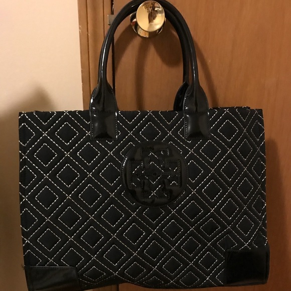 tory burch quilted tote